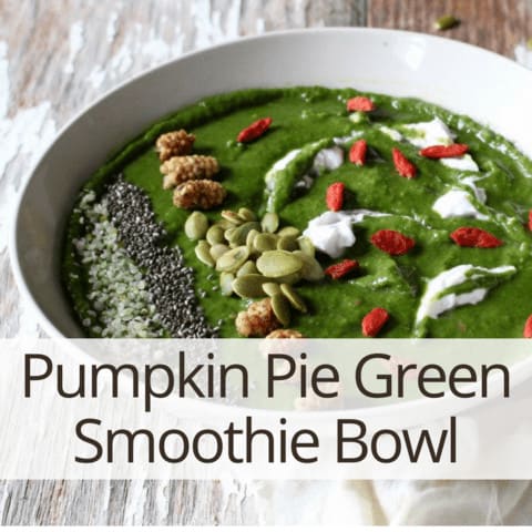 Pumpkin Pie Green Smoothie Bowl Recipe  &ndash; Alovitox