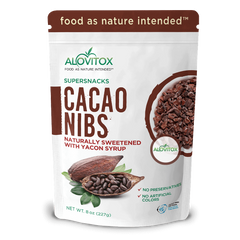 Cacao Nibs Sweetened with Yacon Syrup
