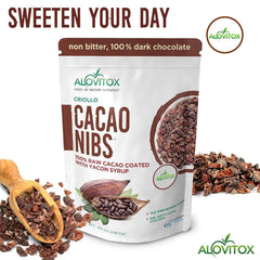 Cacao Nibs Sweetened with Yacon Syrup