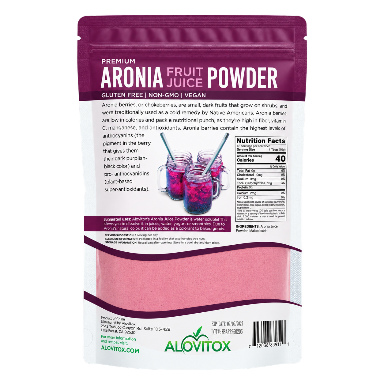 Aronia Berry Juice Powder