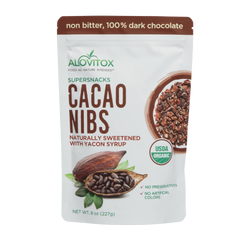 Cacao Nibs Sweetened with Yacon Syrup