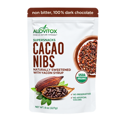 Cacao Nibs Sweetened with Yacon Syrup