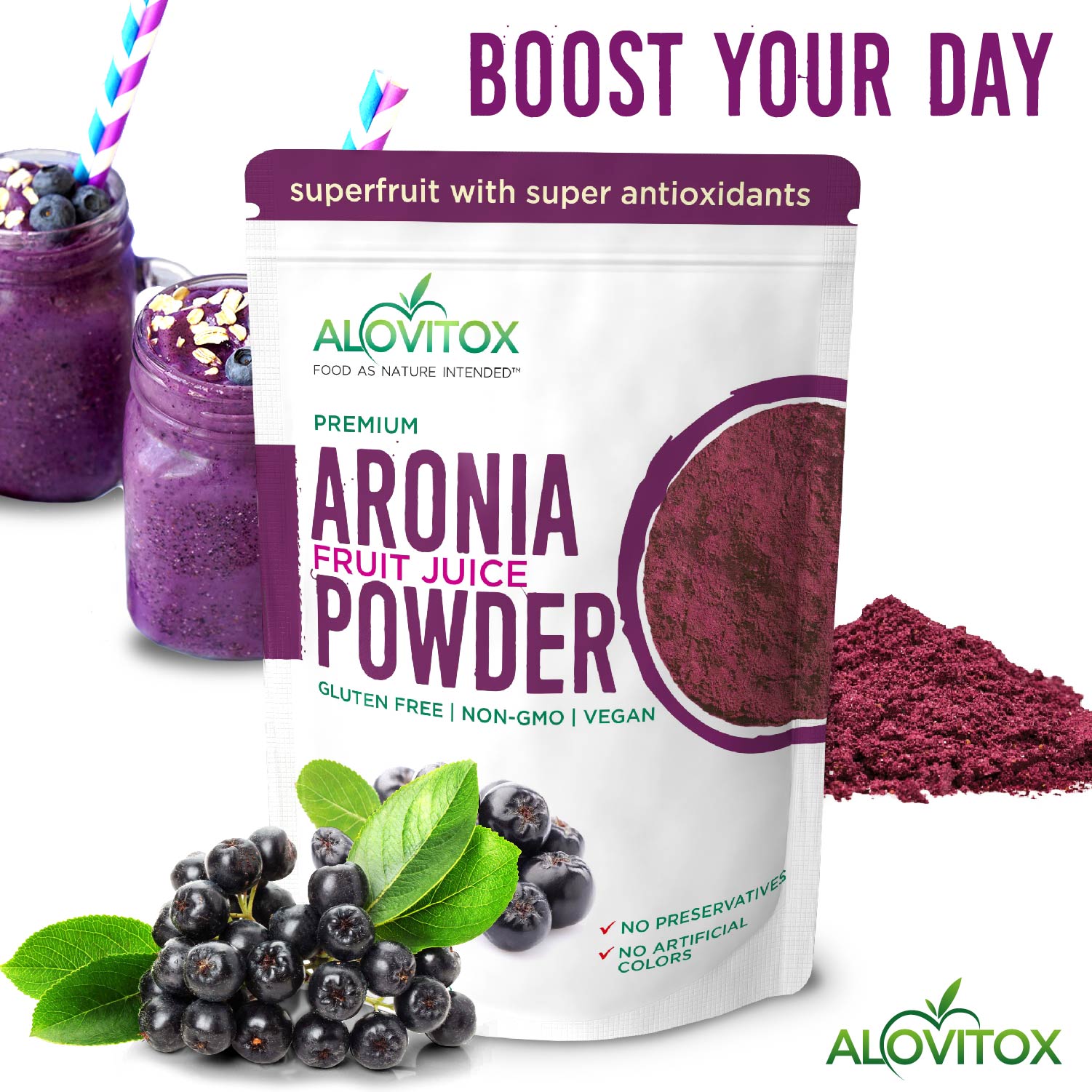 Aronia Berry Juice Powder (Wholesale20)