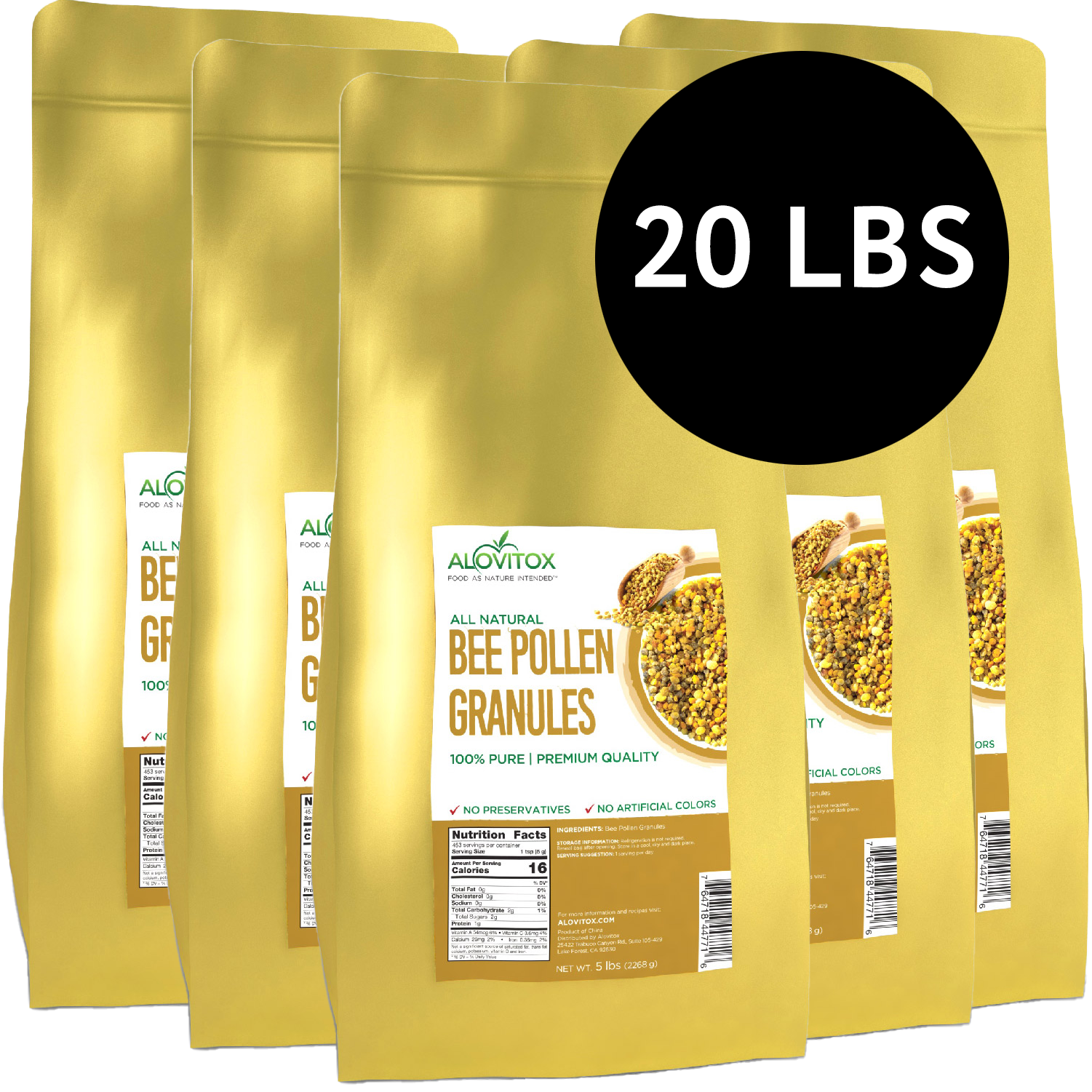 Bee Pollen Granules (Wholesale20)