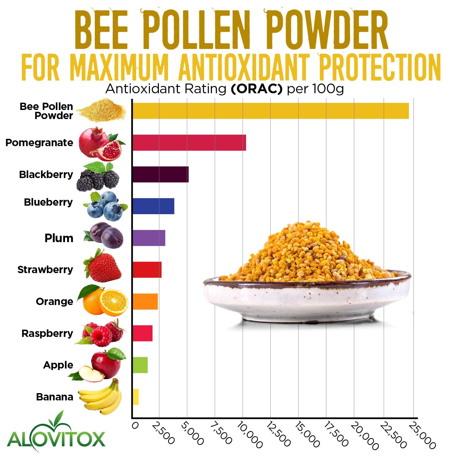 Bee Pollen Powder (Wholesale20)