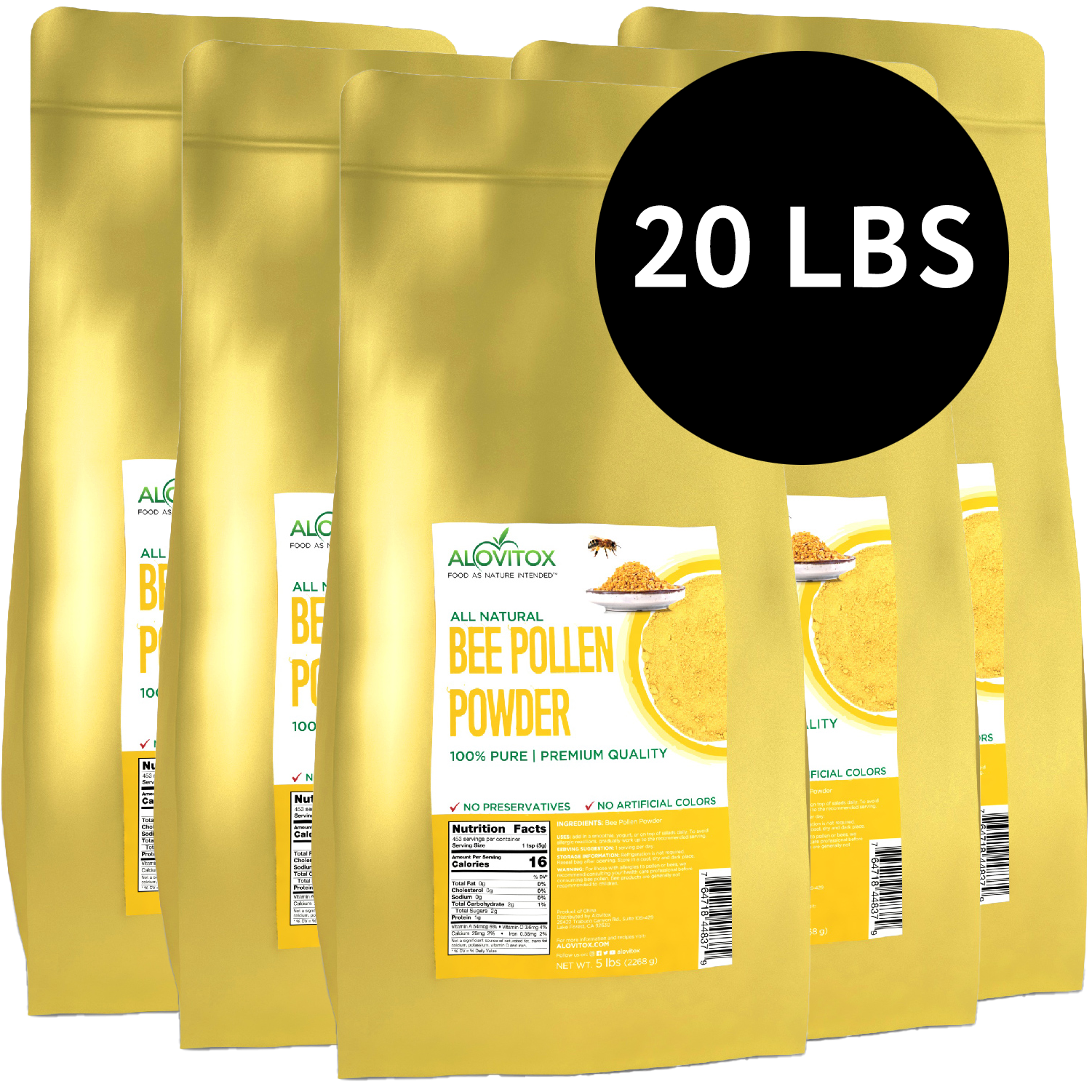 Bee Pollen Powder (Wholesale20)