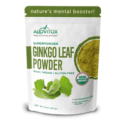 Organic Ginkgo Leaf Powder (Ginkgo Biloba)